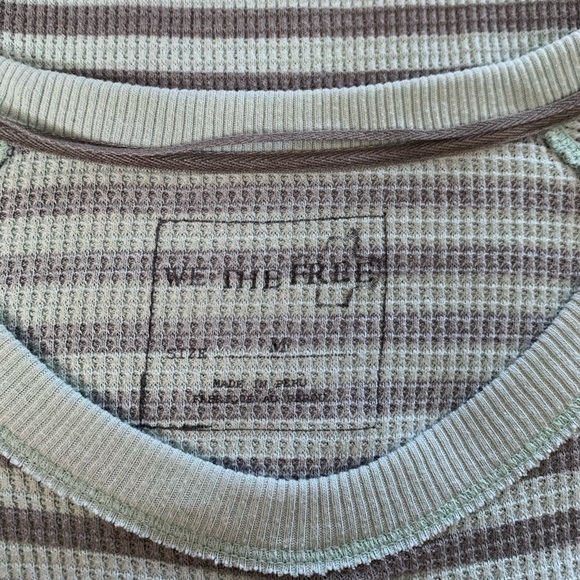 Free People We The Free Striped Love Bug Thermal - Picture 3 of 3
